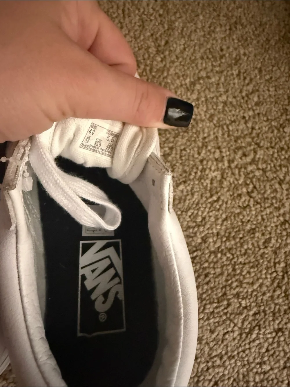 White Vans - Woman’s